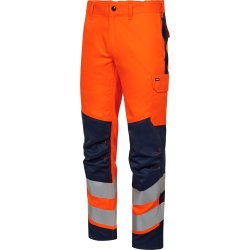 ENGEL SAFETY+ forede arbejdsbukser Orange/Blue ink 2317-188