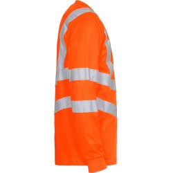 ENGEL Safety Grandad langærmet T-shirt Hi-vis Orange 9548-182