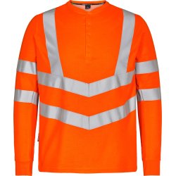 ENGEL Safety Grandad langærmet T-shirt Orange 9548-182