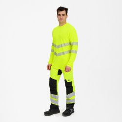 ENGEL Safety T-shirt med lange �rmer Gul 9555-195