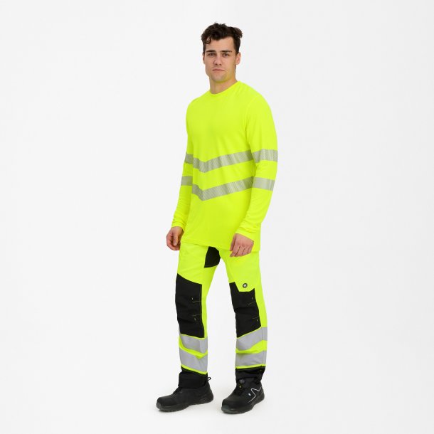 ENGEL Safety T-shirt med lange �rmer Gul 9555-195