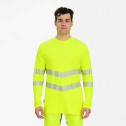 ENGEL Safety T-shirt med lange �rmer Gul 9555-195