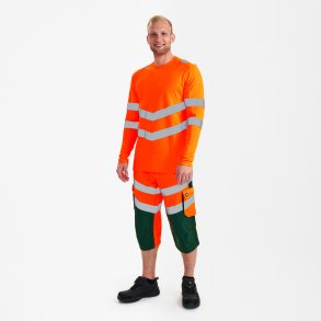 ENGEL Safety langrmet T-shirt Hi-vis Orange 9545-182