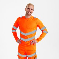 ENGEL Safety lang�rmet T-shirt Hi-vis Orange 9545-182