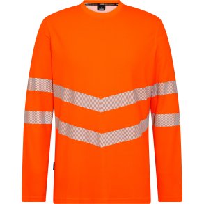 ENGEL Safety langrmet T-shirt Hi-vis Orange 9555-195