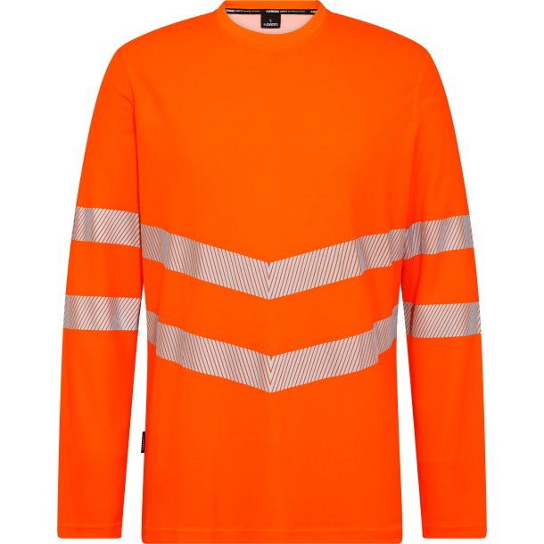ENGEL Safety langrmet T-shirt Hi-vis Orange 9555-195