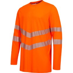 ENGEL Safety lang�rmet T-shirt Hi-vis Orange 9555-195