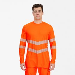 ENGEL Safety lang�rmet T-shirt Hi-vis Orange 9555-195