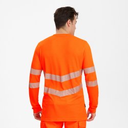 ENGEL Safety lang�rmet T-shirt Hi-vis Orange 9555-195