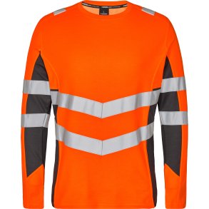 ENGEL Safety langrmet T-shirt Orange/Antrazitgr 9545-182
