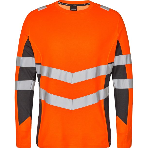 ENGEL Safety langrmet T-shirt Orange/Antrazitgr 9545-182
