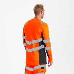 ENGEL Safety langrmet T-shirt Orange/Antrazitgr 9545-182