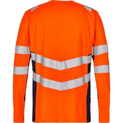 ENGEL Safety langærmet T-shirt Orange/Blue ink 9545-182