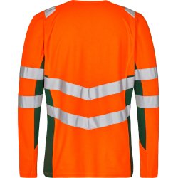 ENGEL Safety langrmet T-shirt Orange/Grn 9545-182