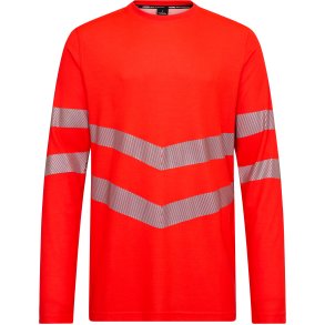 ENGEL Safety T-shirt med lange �rmer R�d 9555-195