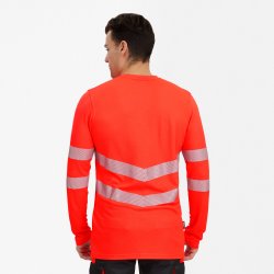 ENGEL Safety T-shirt med lange �rmer R�d 9555-195