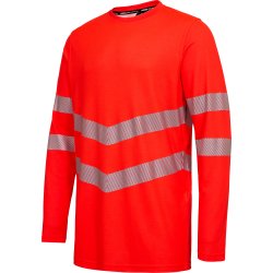 ENGEL Safety T-shirt med lange �rmer R�d 9555-195