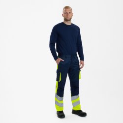 ENGEL Safety Light bukser Blue Ink/Gul 2547-319