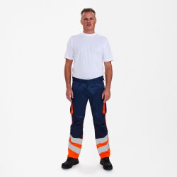 ENGEL Safety Light bukser Blue Ink/Orange 2547-319