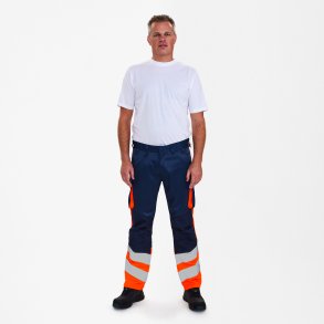 ENGEL Safety Light bukser Blue Ink/Orange 2547-319