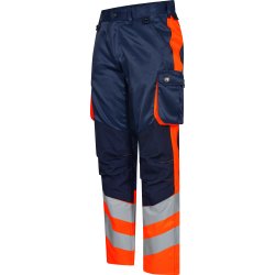 ENGEL Safety Light bukser Blue Ink/Orange 2547-319