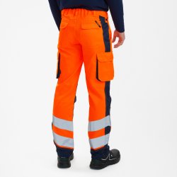 ENGEL Safety Light bukser Orange/Blue ink 2545-319