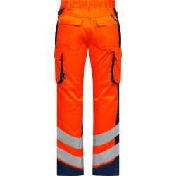 ENGEL Safety Light bukser Orange/Blue ink 2545-319
