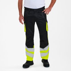 ENGEL Safety Light bukser Sort/Gul 2547-319