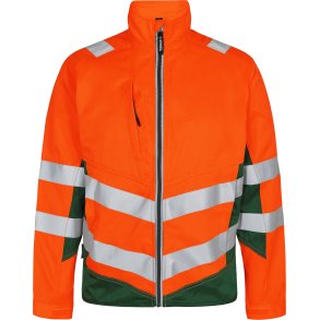 ENGEL Safety Light arbejdsjakke Orange/Grn 1545-319