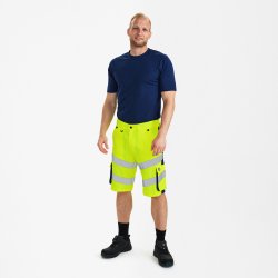 ENGEL Safety Light shorts Gul/Blue Ink 6545-319