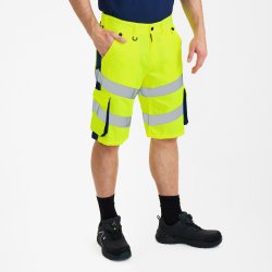 ENGEL Safety Light shorts Gul/Blue Ink 6545-319