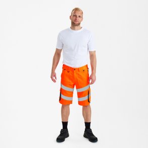 ENGEL Safety Light shorts Orange/Antrazitgr 6545-319