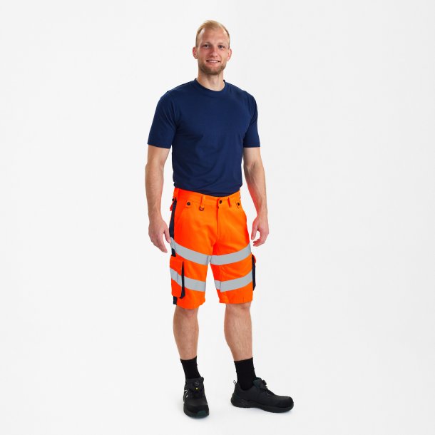 ENGEL Safety Light shorts Orange/Blue ink 6545-319