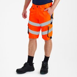 ENGEL Safety Light shorts Orange/Blue ink 6545-319