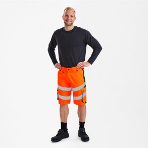 ENGEL Safety Light shorts Orange/Grn 6545-319