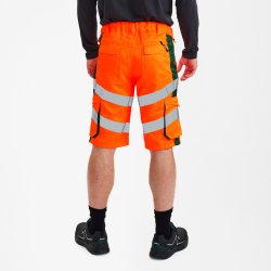 ENGEL Safety Light shorts Orange/Grn 6545-319