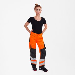 ENGEL Safety Light damebukser Orange/Antrazitgr� 2543-319