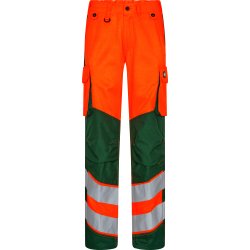ENGEL Safety Light damebukser Orange/Gr�n 2543-319