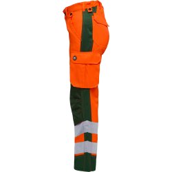ENGEL Safety Light damebukser Orange/Gr�n 2543-319