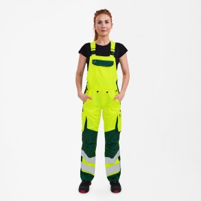 ENGEL Safety Light dameoverall Gul/Gr�n 3543-319