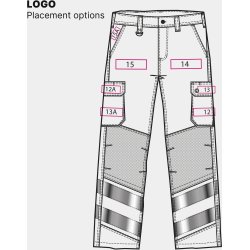 ENGEL Safety Light damebukser Orange/Grn 2543-319