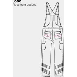 ENGEL Safety Light dameoverall Gul/Grn 3543-319