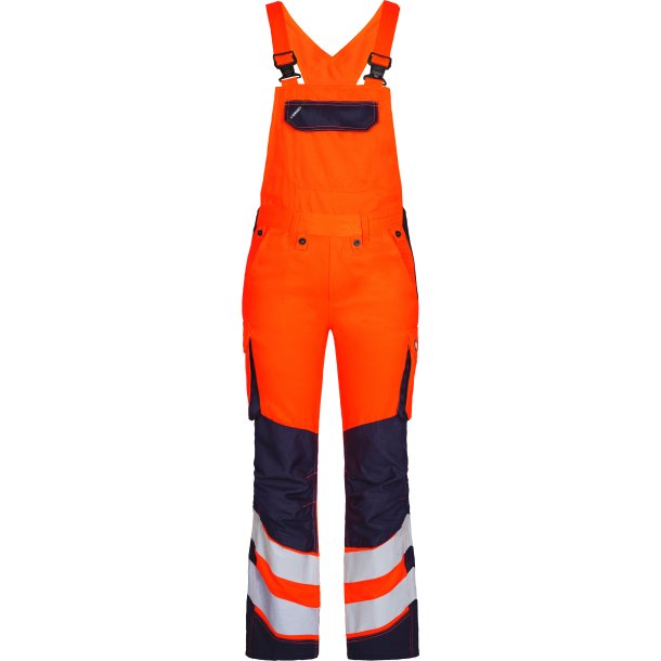 ENGEL Safety Light dameoverall Orange/Blue ink 3543-319