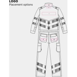 ENGEL Safety Light kedeldragt Gul/Sort 4545-319