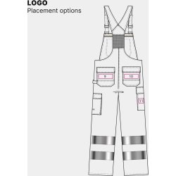 ENGEL Safety+ Multinorm Inherent overall Marine/Sort 3284-172