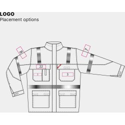 ENGEL Safety+ Multinorm jakke Marine/Sort 1234-820