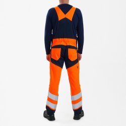 ENGEL Safety overall Orange/Blue ink 3544-314