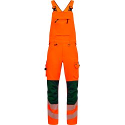 ENGEL Safety overall med 4-vejs str�k Orange/Gr�n 3345-124