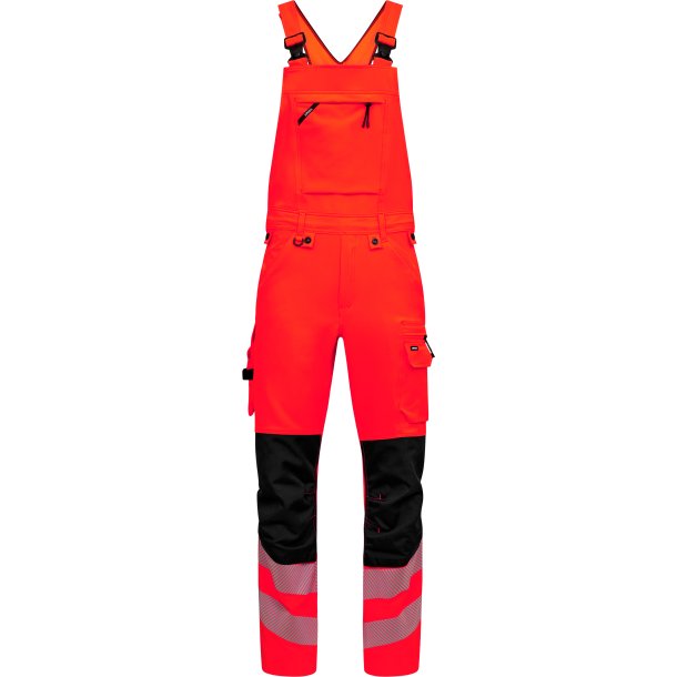 ENGEL Safety overall med 4-vejs str�k R�d/Sort 3345-124