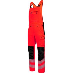 ENGEL Safety overall med 4-vejs str�k R�d/Sort 3345-124